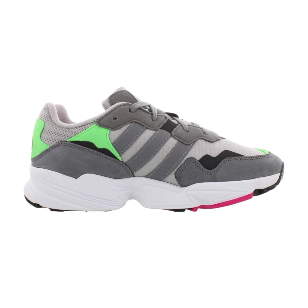 Adidas Yung-96 J Athletic Sneakers Suede Grey